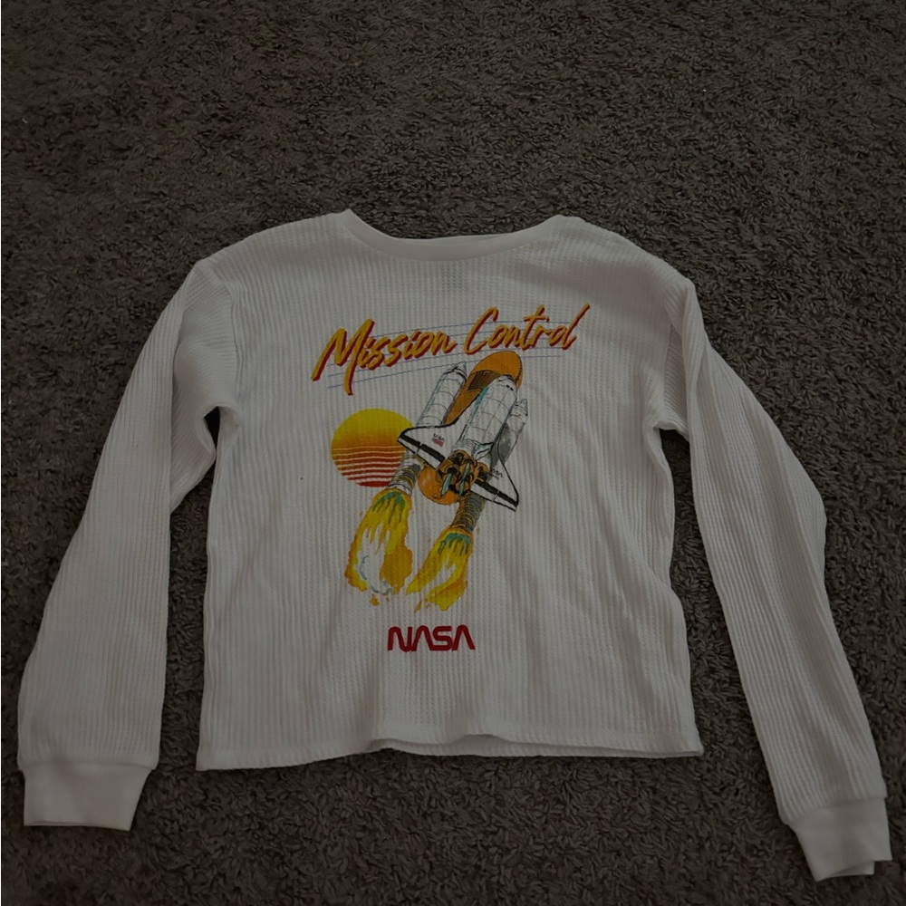White nasa longsleeve